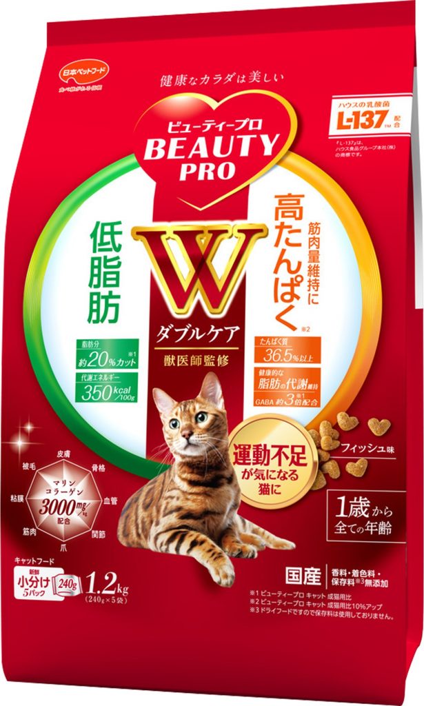 ビューティープロ Wケア 低脂肪・高たんぱく