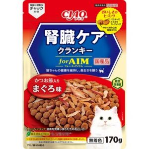 CIAO 腎臓ケアクランキー かつお節入り まぐろ味 170g