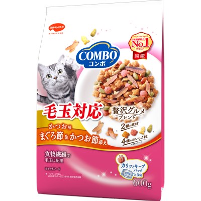 コンボ キャット 毛玉対応 かつお味・まぐろ節・かつお節添え