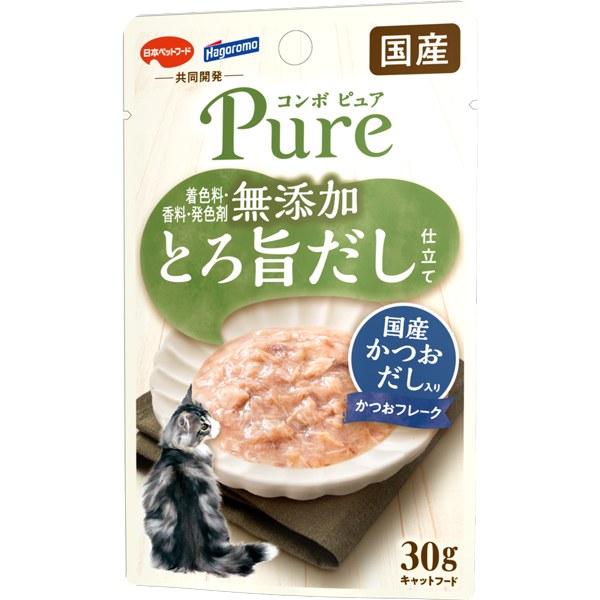 コンボ ピュア キャット パウチ かつお・国産かつおだし入り