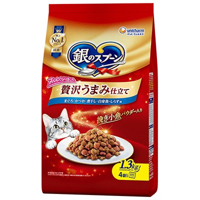 銀のスプーン 贅沢うまみ仕立て（まぐろ・かつお・煮干し・白身魚・しらす味）