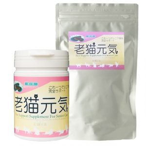 老猫元気 シニア用総合サプリメント 180g（90g×2 エコパック）