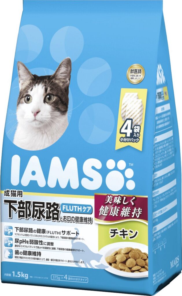 アイムス 成猫用 下部尿路とお口の健康維持 FLUTHケア チキン