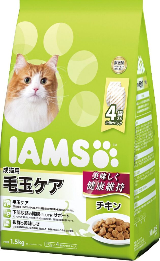 アイムス 成猫用 毛玉ケア チキン