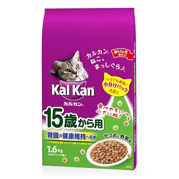 カルカン ドライ 15歳から かつおと野菜味（老猫用）