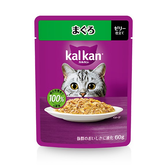 カルカン パウチ まぐろ ゼリー仕立て（成猫用）