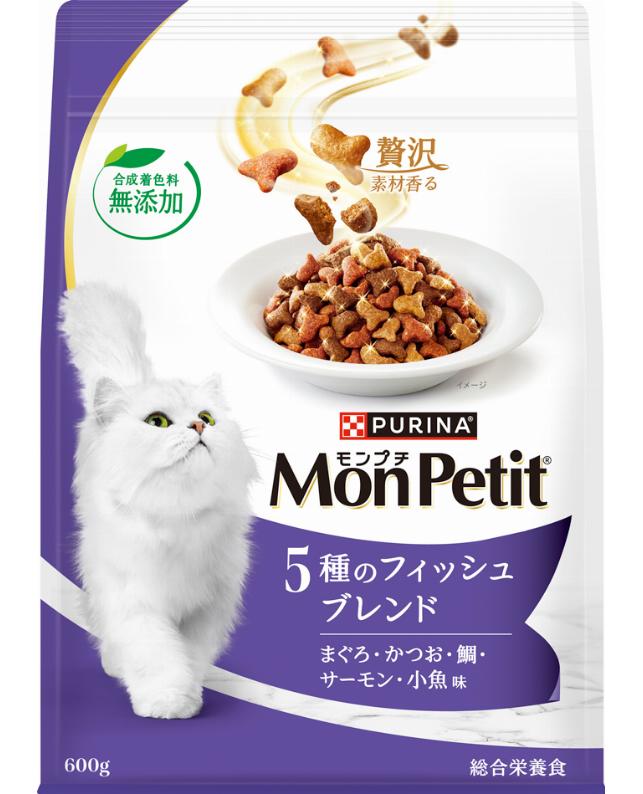 モンプチ ドライ バッグ 5種のフィッシュブレンド