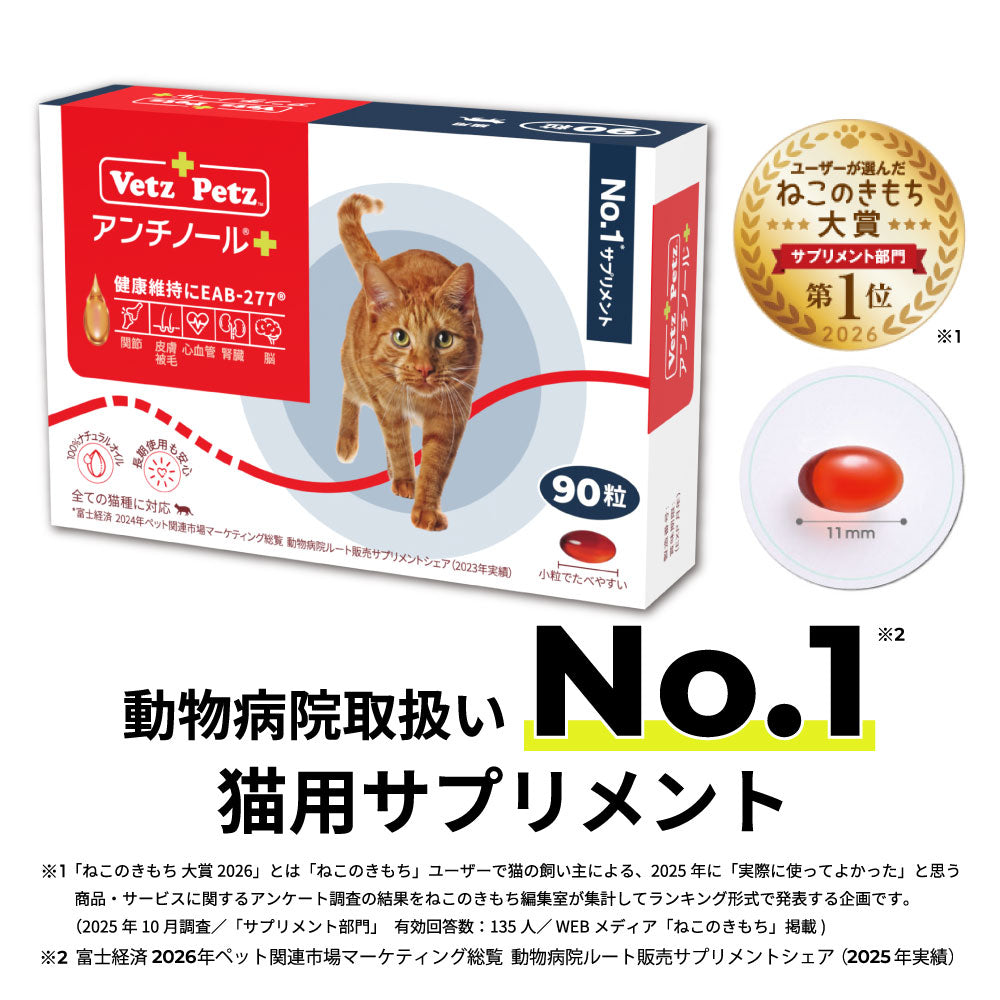 アンチノール プラス 猫用 60粒