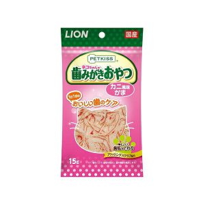 PETKISS ネコちゃんの歯みがきおやつ カニ風味かま